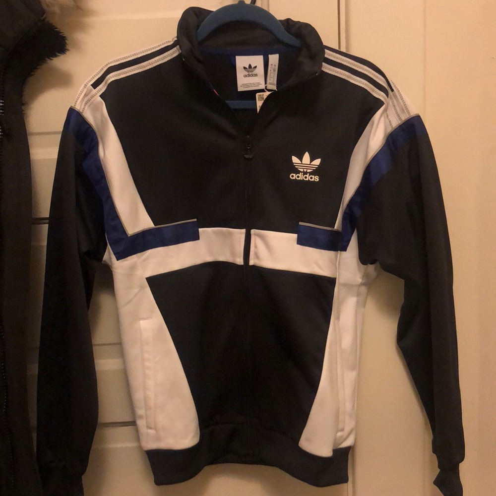 NWT RARE Adidas Retro Style Zip Up